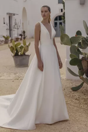 Koonings trouwjurk modeca collection abel bruidsmode brautmode wedding dress