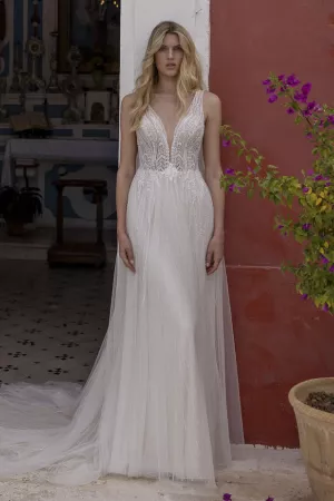 Koonings trouwjurk Modeca collection Albalena bruidsmode brautmode wedding dress
