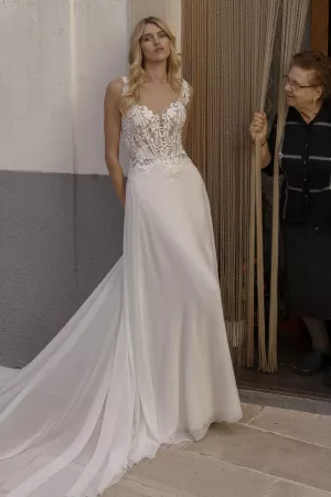 Koonings trouwjurk Modeca collection Alies bruidsmode brautmode wedding dress