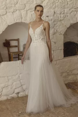 Koonings trouwjurk Modeca collection Alinde bruidsmode brautmode wedding dress