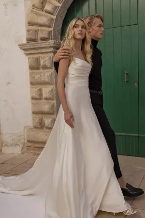 Koonings trouwjurk Modeca collection Anvi bruidsmode brautmode wedding dress