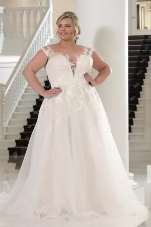 Ramona Koonings Couture trouwjurk RH202213 Denise bruidsmode plus size bridal-dress
