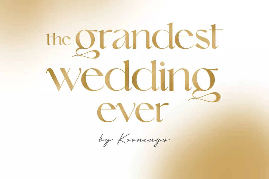 Koonings The Grandest Wedding Ever