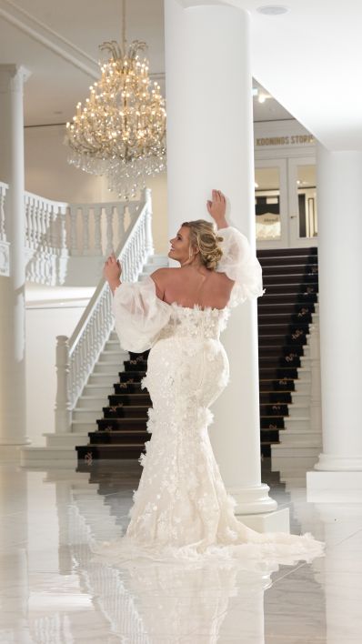 Ramona Koonings Couture bruidsmode KN2315 New Orleans trouwjurk plus size wedding dress