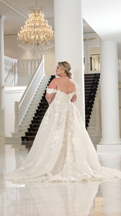 Ramona Koonings Couture bruidsmode KN2332 Florence trouwjurk plus size wedding dress