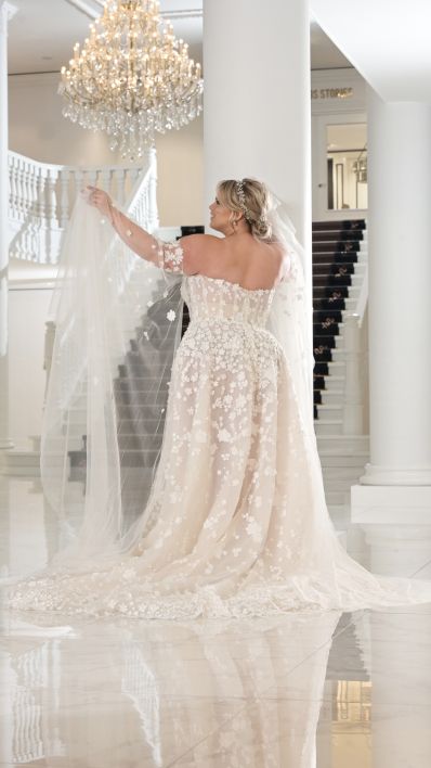 Ramona Koonings Couture bruidsmode KN2334 Parma trouwjurk plus size bridal dress