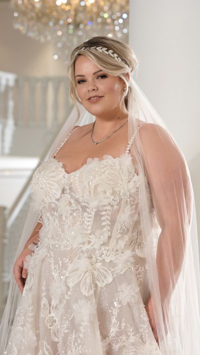 Ramona Koonings Couture bruidsmode KN2337 Tokio trouwjurk plus size bridal dress