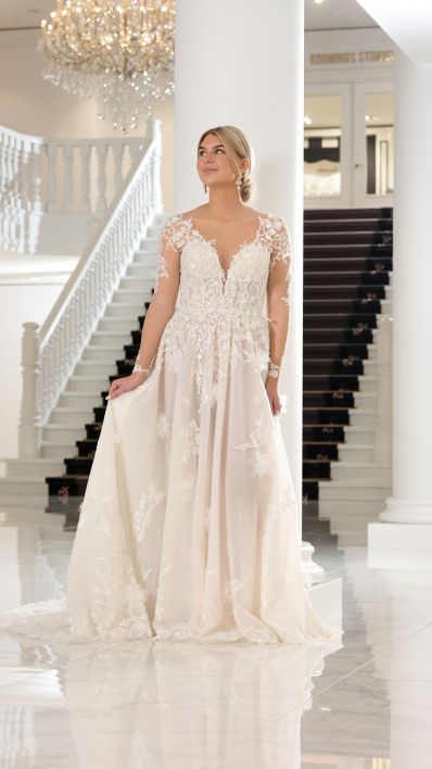 Ramona Koonings Couture bruidsmode KN2304 Houston trouwjurk bridal dress