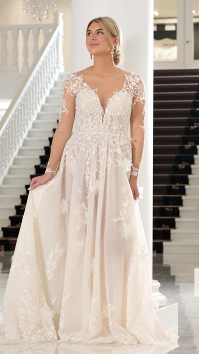 Ramona Koonings Couture bruidsmode KN2304 Houston trouwjurk bridal dress