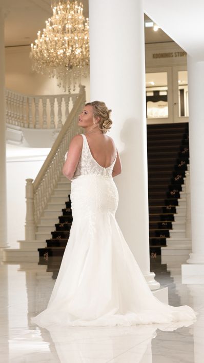 Ramona Koonings Couture bruidsmode RH202207 Ilse trouwjurk plus size bridal dress
