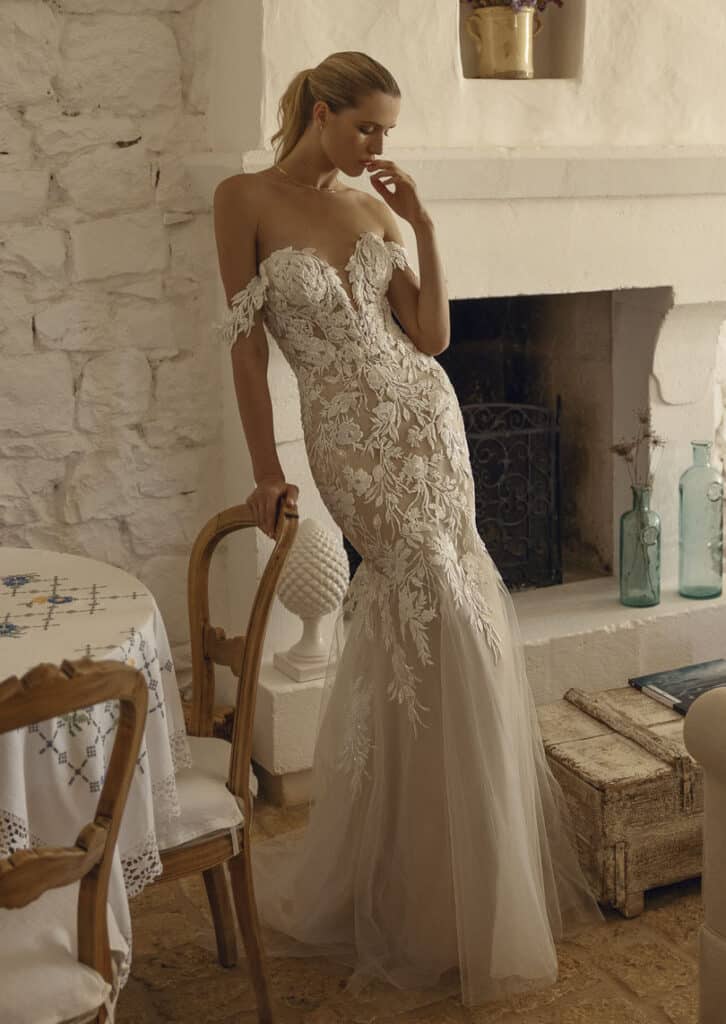 Koonings trouwjurk Modeca collection Angelique bruidsmode brautmode wedding dress