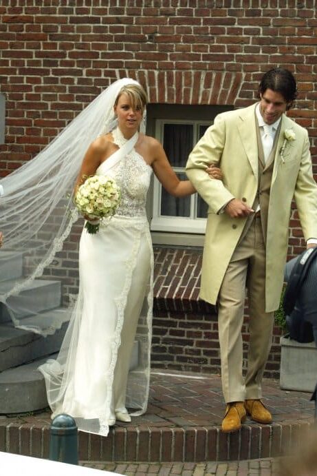 Leontien van Nistelrooy in een ontwerp van Addy van den Krommenacker