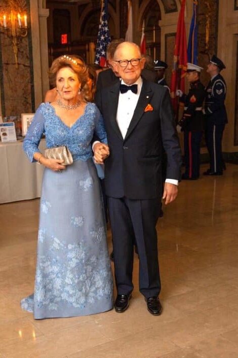 Prinses Margriet in een ontwerp van Addy van den Krommenacker