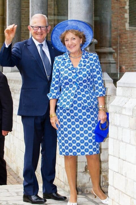 Prinses Margriet in een ontwerp van Addy van den Krommenacker