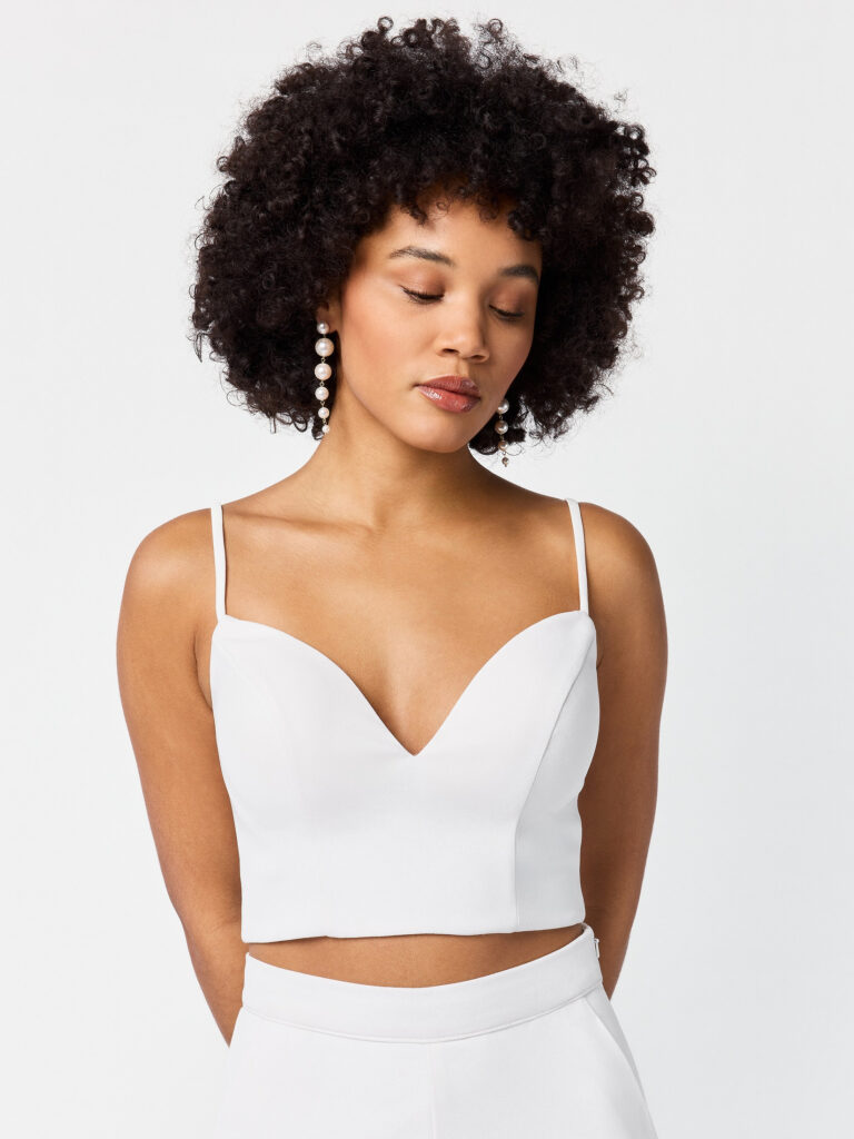 Poirier T-203 Top crÃªpe | Gem | Dana
