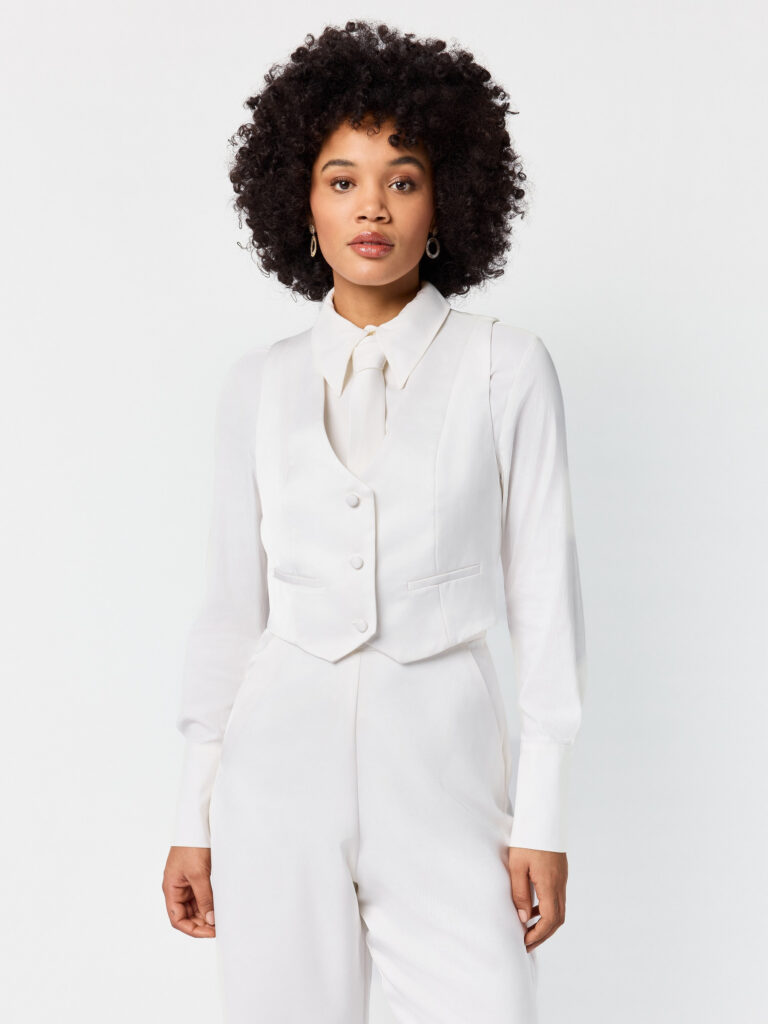 Poirier T-228 Gilet | Satijn | Gem | Lucia