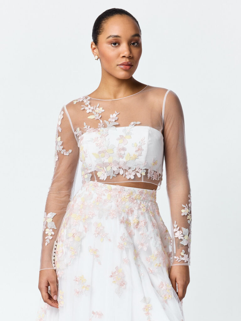 Poirier T-75428 Top | Kant | Martine