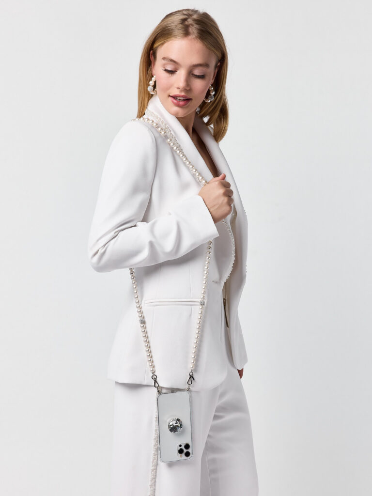 Poirier AC-75601 Telefoonketting | Parels|130cm