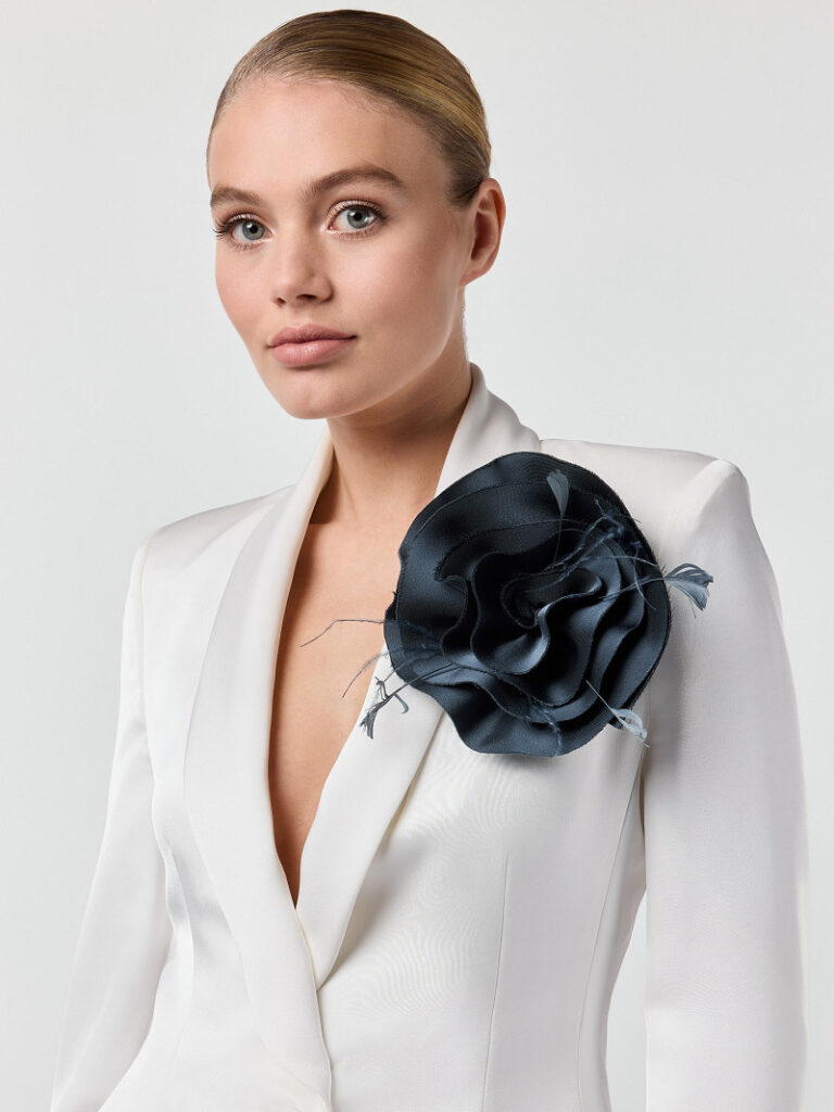 Poirier CB-75064 Broche | Bloem | Satijn