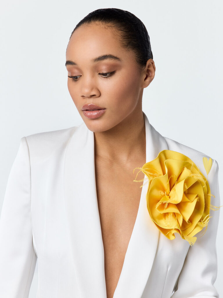 Poirier CB-75064 Broche | Bloem | Satijn