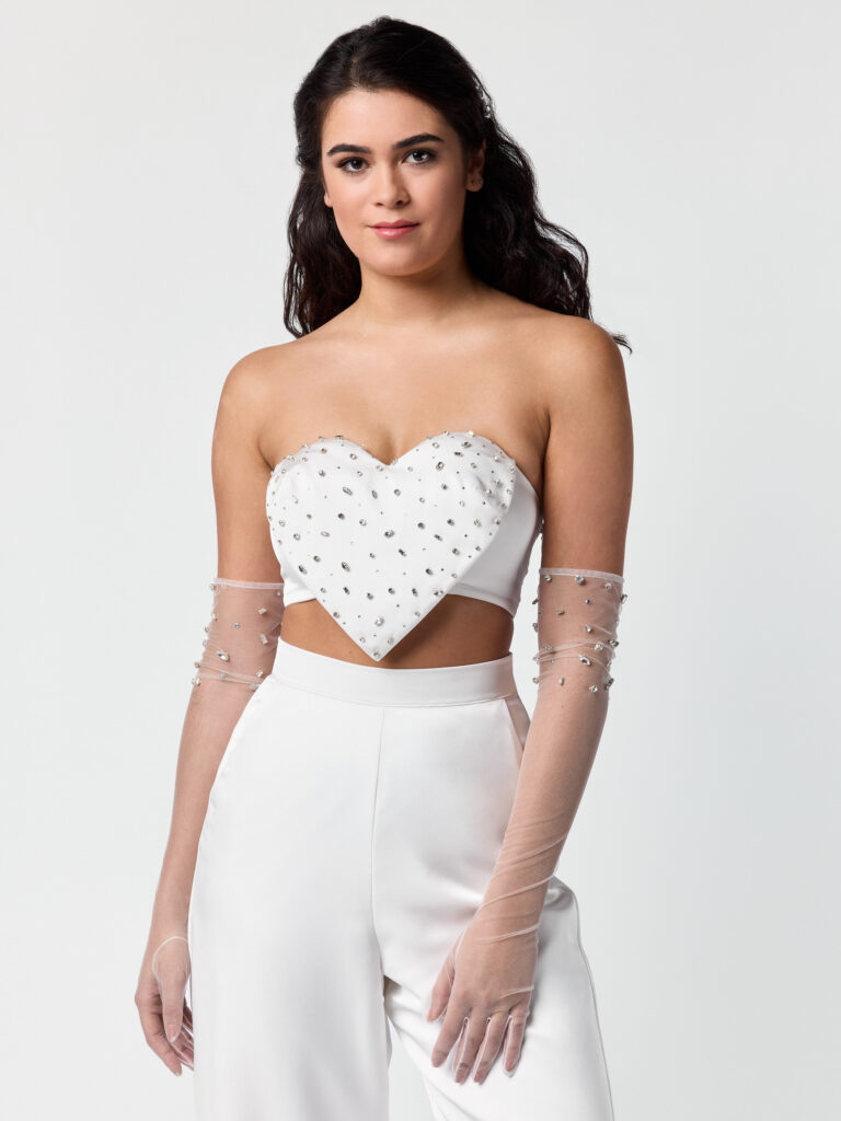 Poirier GL-75130 Handschoen | Strass |Gabrielle