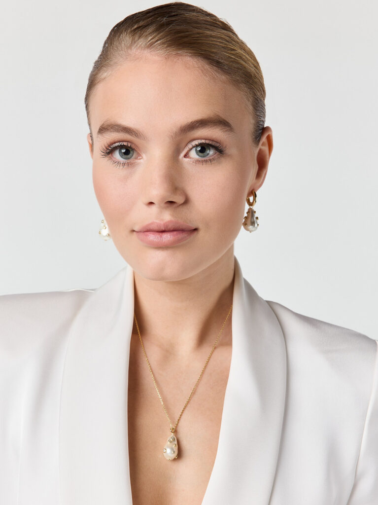 Poirier JN-75278 Collier | parels en strass