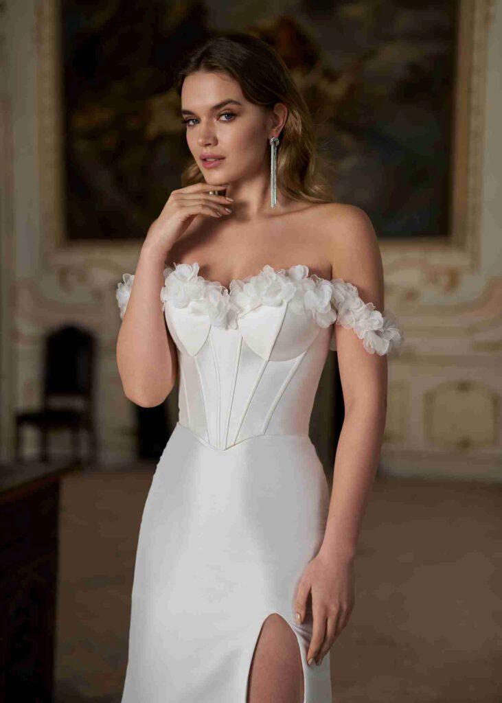 Herve Paris Norma-B top only satin