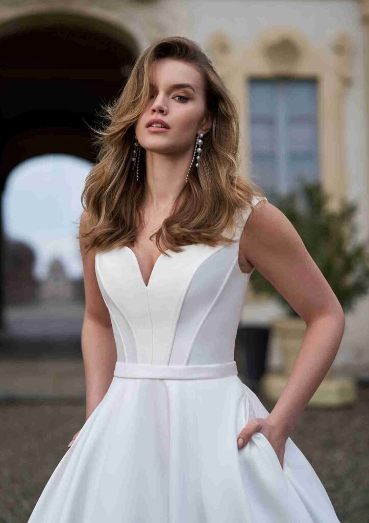 Herve Paris North-B top only satin