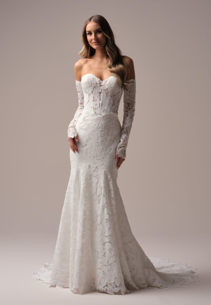 Maggie Sottero Designs Dakota 25MB849A01 + sleeves DS025MB849000