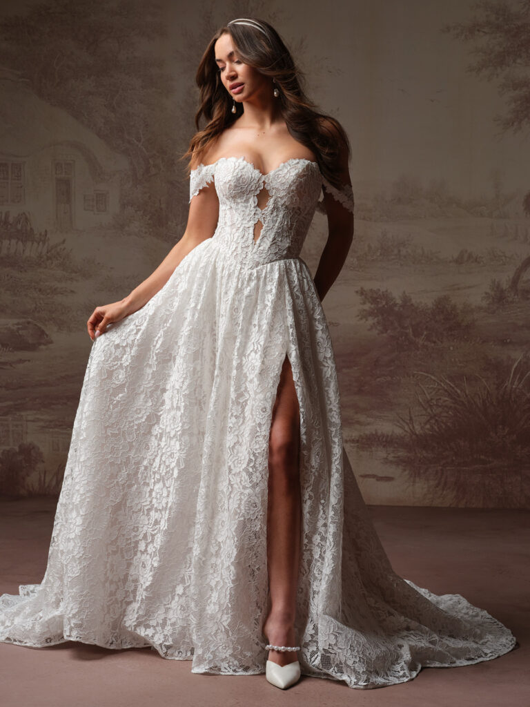 Rebecca Ingram NARELLE (F6RN089A01 – Slit, Unlined bodice) & cap sleeves (YYCS0+F6RN089000)