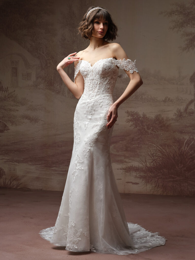 Rebecca Ingram BRANDY (F6RS117A01 – Unlined bodice) & cap sleeves(YYCS0+F6RS117000)