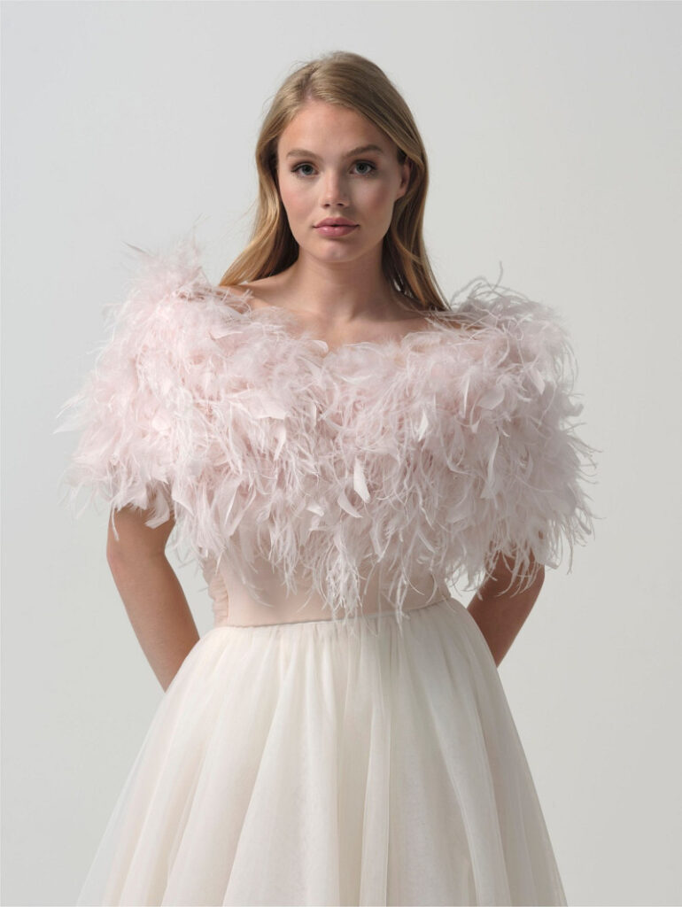 Poirier BOL-04 Stole | Ostrich Feathers