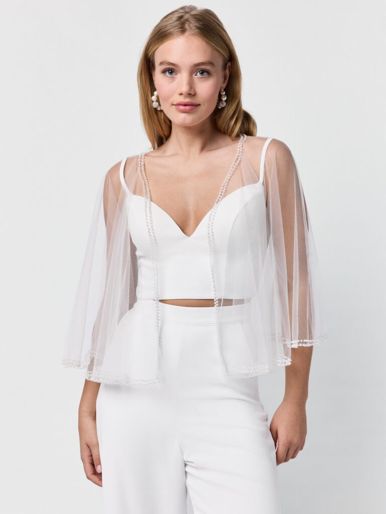 Poirier C-75104 Cape | Pearls | 50cm