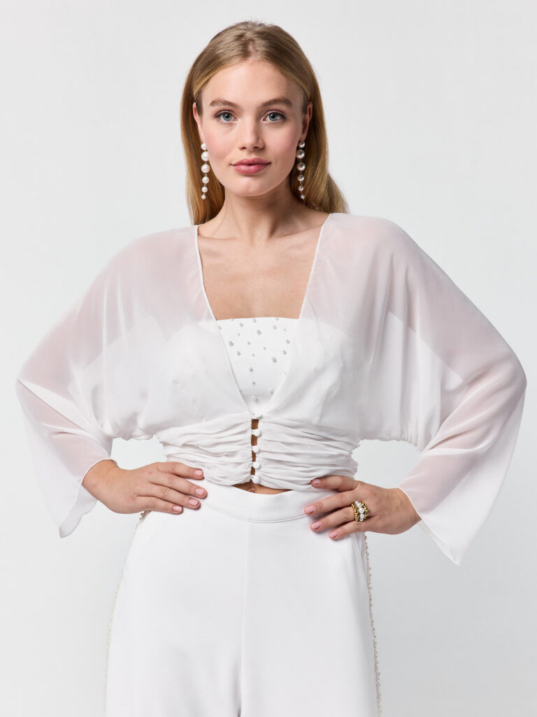 Poirier ST-75321 Cardigan | Chiffon