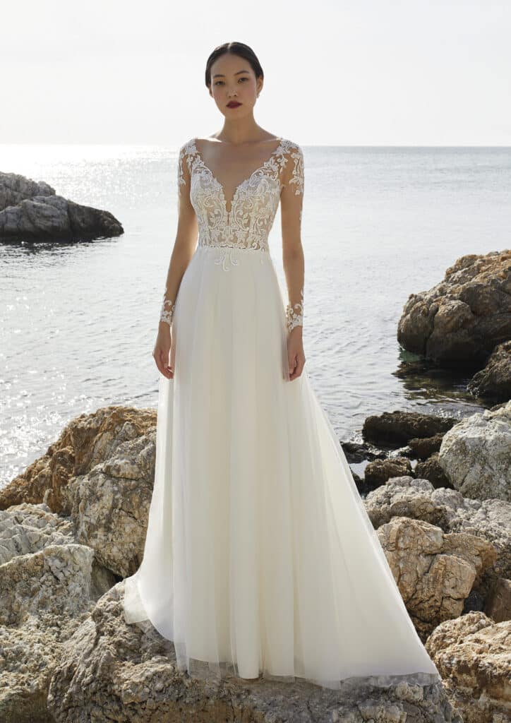 Oreasposa L1068 trouwjurk koonings