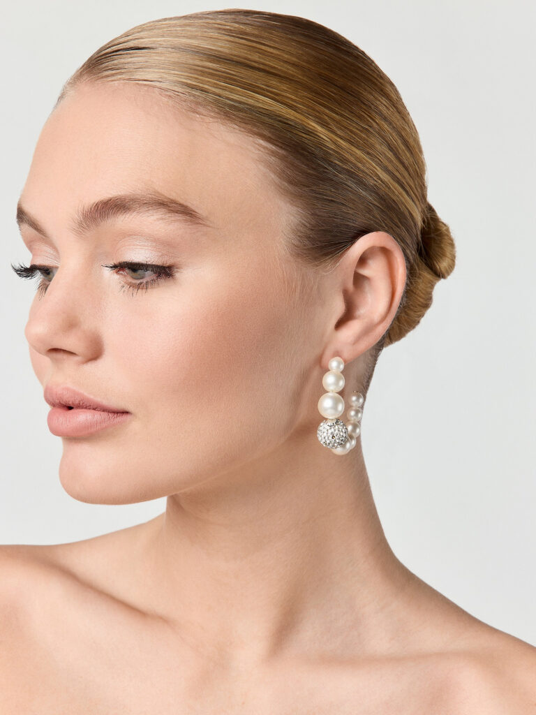 Poirier JE-75209 Earrings | matte pearls