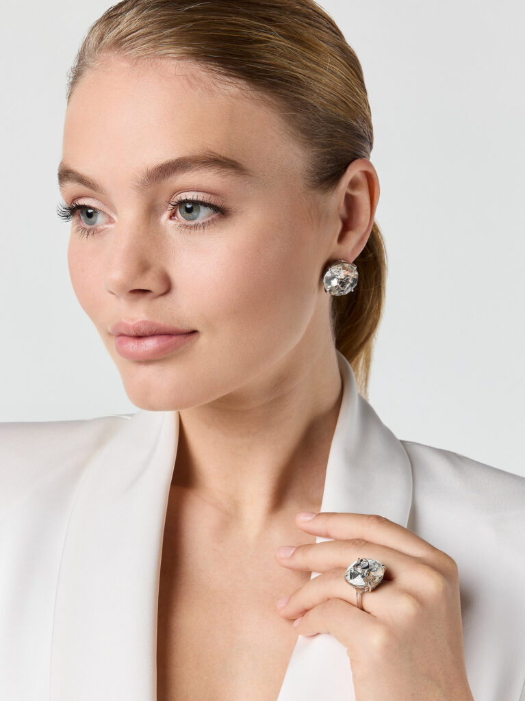 Poirier JE-75218 Boucles d&rsquo;oreilles | strass